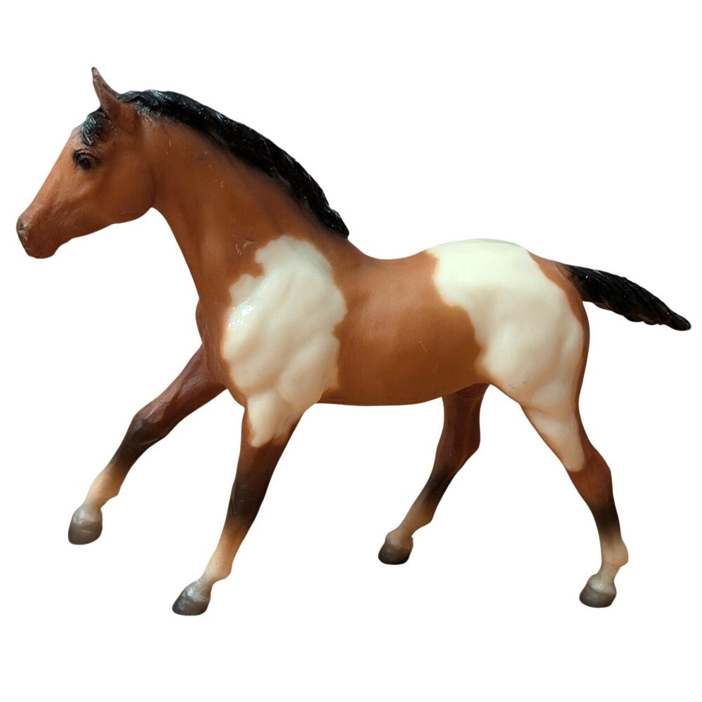 Vtg Breyer Horse Pinto Brown and White